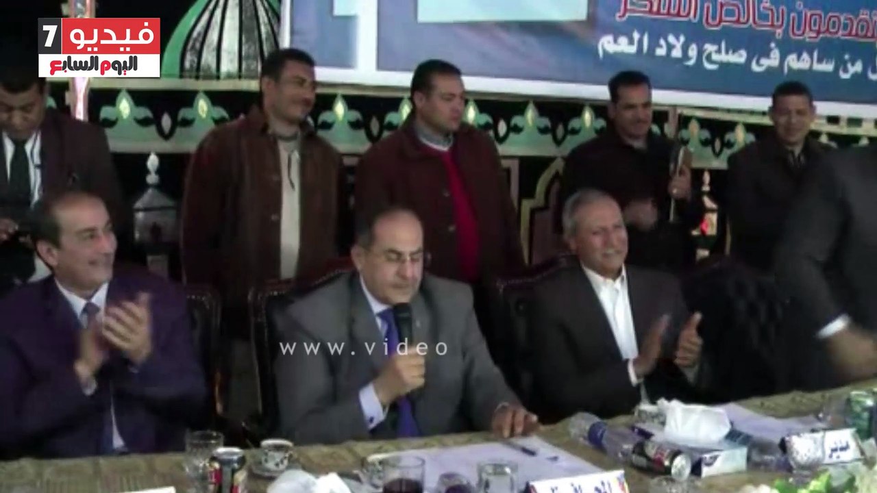 محافظ سوهاج يشهد إنهاء خصومة ثأرية بقرية عرب بنى واصل