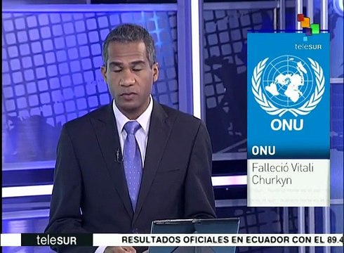 Muere el embajador de Rusia en la ONU, Vitaly Churkin