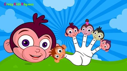 Monkey Finger Family - Nursery Rhymes for Children - Finger Family Songs/Song Rhyme Cartoon