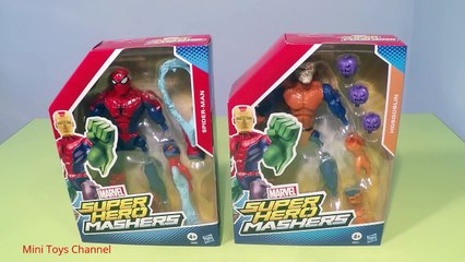 Marvel SuperHero Mashers Toys SpiderMan vs Hobgoblin Action Figures Toy Video