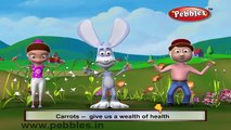 3D Rhymes Collection | 30 Nursery Rhymes Collection | Vegetable Rhymes Compilation | Rhyme