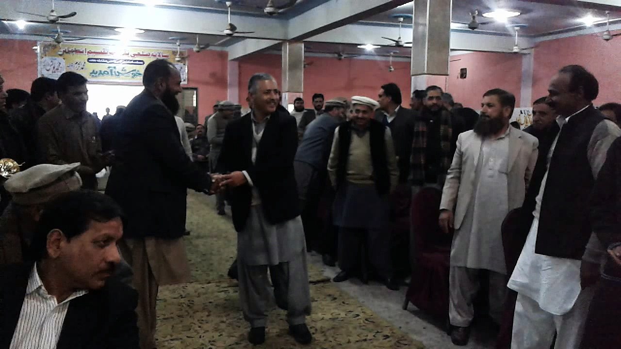 Warm welcome of Sir Hamad Saeed Bhatti at Headmasters Association District Sialkot