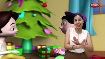 Jingle Bells Rhyme With Actions | Action Songs For Kids | 3D Nursery Rhymes With Lyrics