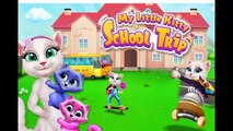 Mi Pequeño Gatito Viaje de la Escuela | los Niños Juegan y Aprenden en la Escuela Viaje en Autobús | Gameiva Juegos para Chi