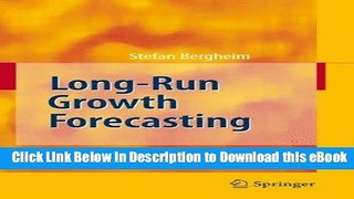eBook Free Long-Run Growth Forecasting Free PDF