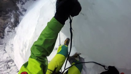 Un effondrement massif en cascade de glace !