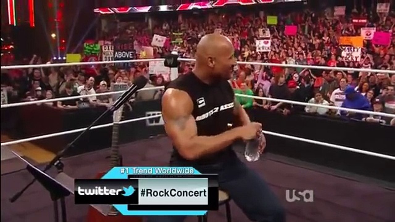 The Rock Sings-We will Rock You