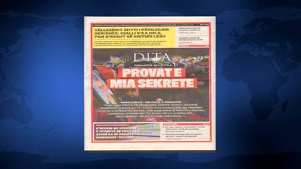 SHTYPI I DITES ME TITUJT KRYESORE TE GAZETAVE SHQIPTARE E ENJTE 28 PRILL 2016 LAJM