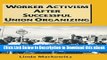eBook Free Worker Activism After Successful Union Organizing Read Online Free