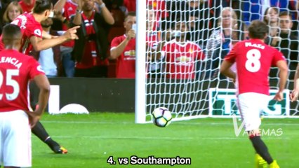 Zlatan Ibrahimovic | All 24 Goals for MANCHESTER UNITED - 2016-17