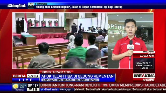 Sidang ke-11 Ahok “Ngaret” Karena Ada Saksi Ahli Terlambat
