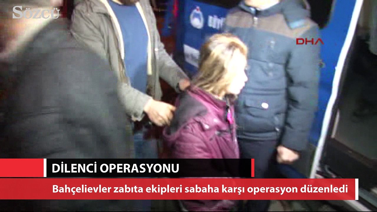 Zabıtadan Suriyeli dilencilere operasyon
