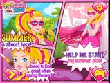 Супер Барби Летний План Super Barbie Summer Plan Barbie Makeup and Dress Up