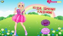 Princess Elsa and Anna Spring Fashion - Disney Frozen Princess Dress Up & Make Up Games Fo