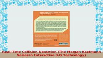 READ ONLINE  RealTime Collision Detection The Morgan Kaufmann Series in Interactive 3D Technology
