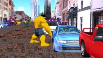 Finger Family Children Nursery Rhymes Yellow Hulk Vs Hulk Cartoons And Hulk Vs Red Hulk Ca