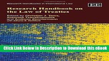 eBook Free Research Handbook on the Law of Treaties (Research Handbooks in International Law