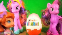 Princess Sofia the First and My Little Pony Friends Open Kinder Surprise Eggs Disney Toys Collector