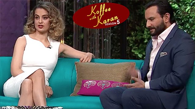 Kangana Ranaut Saif Ali Khan Koffee With Karan Season 5 Episode 16 BEST MOMENTS