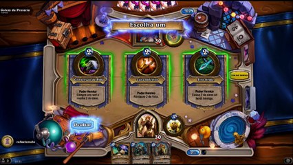 Hearthstone Modo Aventura  KaraZham parte 1 Golem Da Prataria