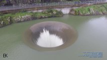 Overflowing Glory Hole Spillway at Lake Berryessa Drone Report - Lake Berryessa