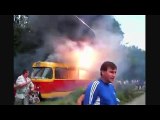 電気による爆発事故動画
