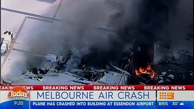 Australie: Un petit avion s'est écrasé cette nuit sur un centre commercial de Melbourne - Il y aurait plusieurs victimes