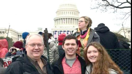 US: Trump supporters celebrate president's first month in office