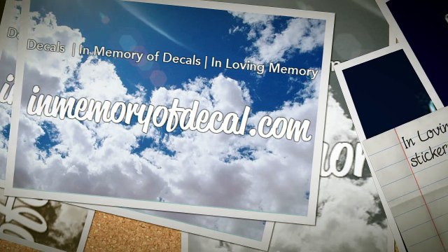 Order Special Custom-made Loving Memorial Decals