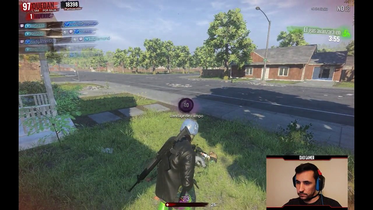 H1Z1 king of the kill, hoy toca escopeta, gameplay espanol