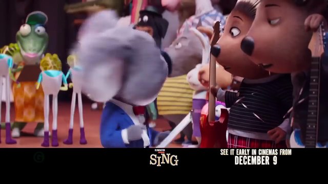 SING Moive Trailer Mini Spot #3 'Set It All Free' Hedgehog Ash - Full Song in Description-jEVFA7fuEP0