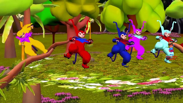 Cinco monitos para Niños canciones infantiles Canciones para Niños y bebés