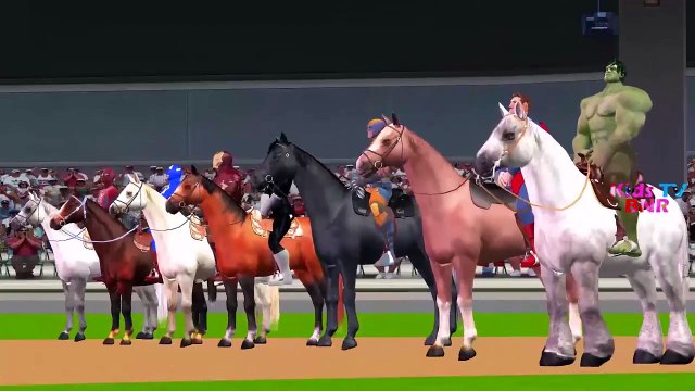 Los Colores De Tiburones Vs Cocodrilo Niños De Dibujos Animados De Cortometraje | Colores Gorila Elefante León Mal Acti