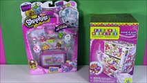 DIY Sticky Gems Jewelry Chest with Secret DIary! SHOPKINS Season 4 Petkins 12 pack! Crafty