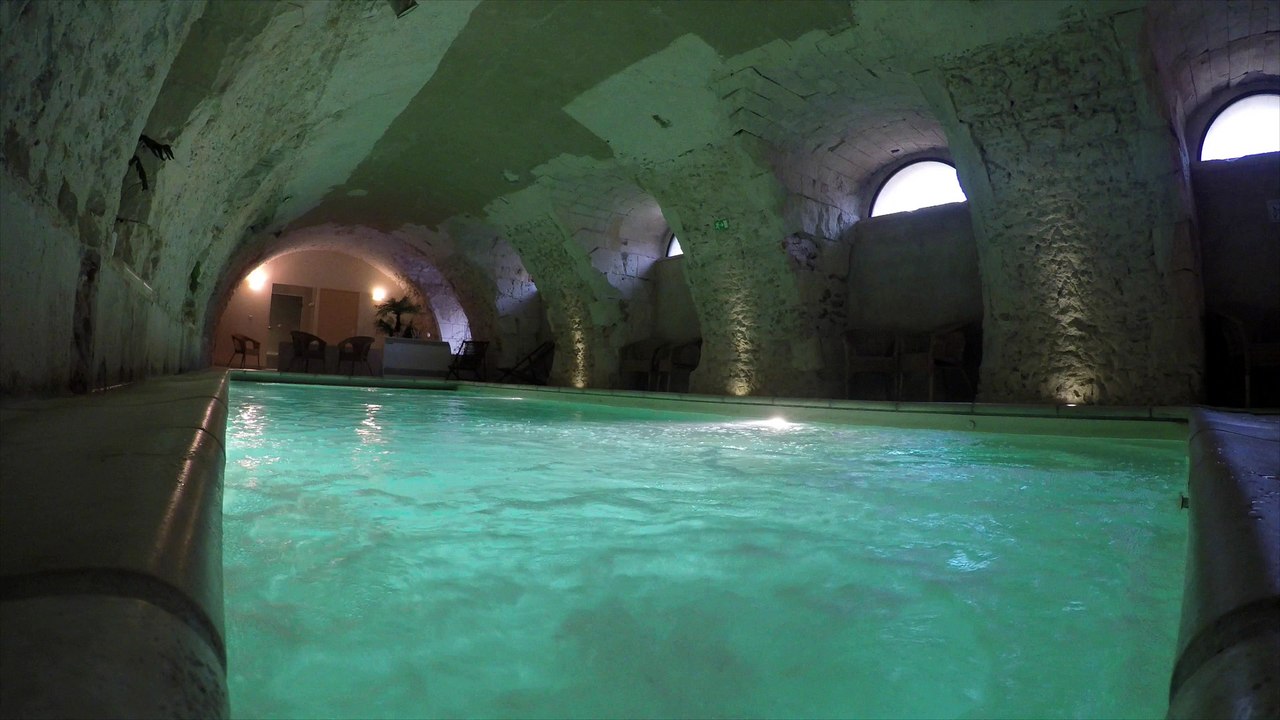 Cycy teste le spa du domaine de la Courbe...