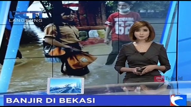 Ratusan Rumah Terendam banjir di Bekasi Jawa Barat