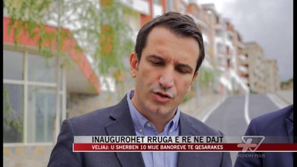 Inaugurohet rruga e re në Dajt - News, Lajme - Vizion Plus