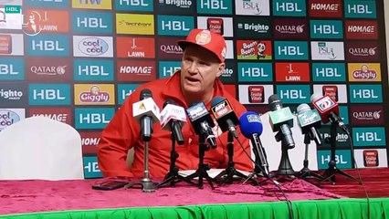 Dean Jones Press Conference Psl 2017 Match 14