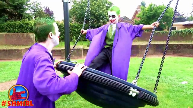 Bad Baby Joker HALLOWEEN Pranks! Food Fight Ghost Prank Spiderman Toys Superhero in Real L