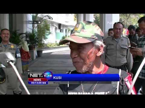 Seorang kakek di Malang tepati nazar berjalan mundur ke Jakarta - NET24