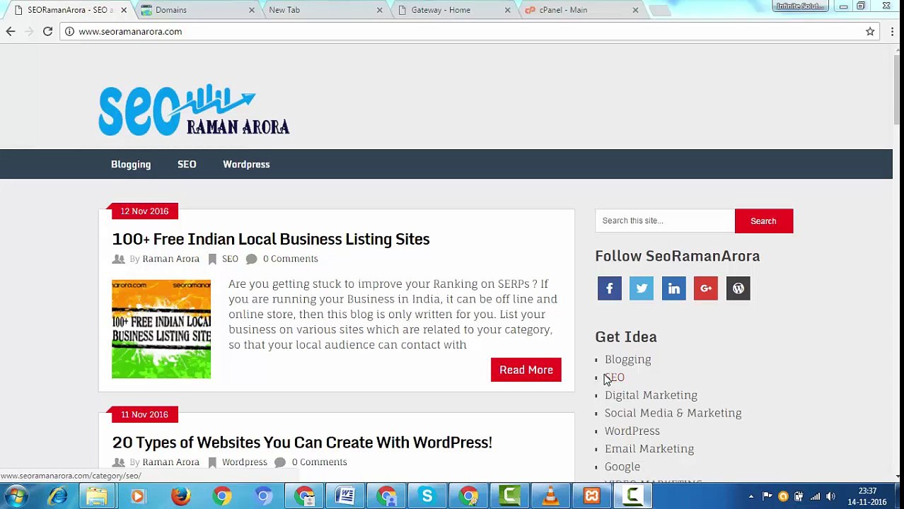 How to Configure a Blog Website on hosting Panel | Wordpress Tips | SEO