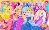 Disney Princesses Prom Shopping - Princess Rapunzel Cinderella and Aurora Dress Up Game