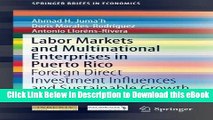 eBook Free Labor Markets and Multinational Enterprises in Puerto Rico: Foreign Direct Investment