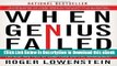 FREE [DOWNLOAD] When Genius Failed: The Rise and Fall of Long-Term Capital Management Online Free