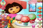 Dora Tasty Cupcakes Gameplay, ドラおいしいカップケーキ, डोरा स्वादिष्ट चॉकलेट,Дора Вкусные кексы