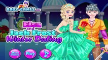 Frozen Couples Winter Fashion Makeover - Disney Princess Elsa Anna Jack Frost & Kristoff G