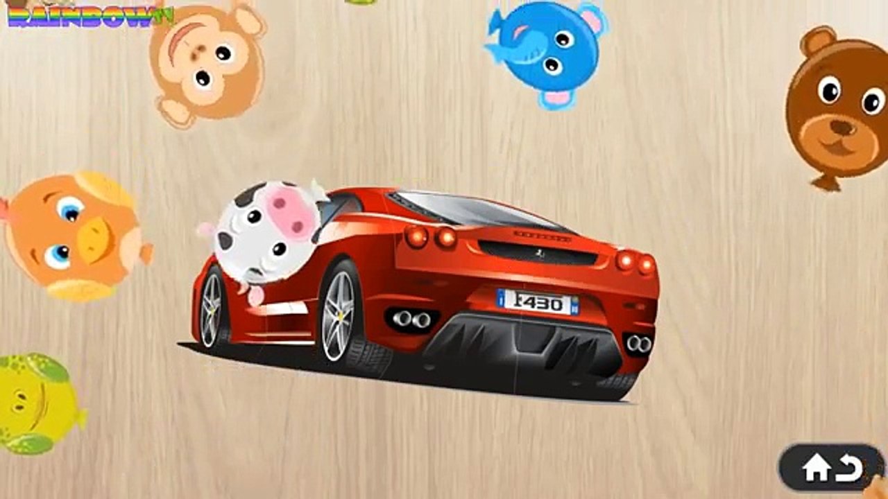 Cars Puzzles For Kids. Learn Cars and Tracks. Learning video for toddlers.