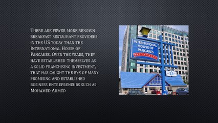 IHOP Mohamed Ahmed - Taking Breakfast Foods to New Heights