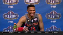 Russell Westbrook Postgame Interview - 2017 NBA All-Star