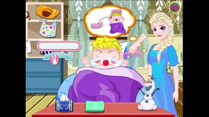 ❤ FROZEN Elsa Appendix Surgery Game - Doctor games for kids